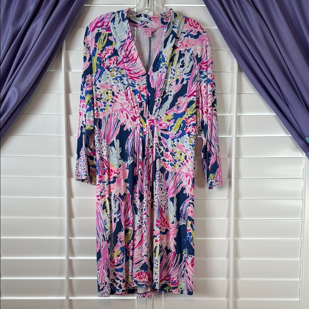 Lilly Pulitzer Margate Sunken Treasure Indigo Dress